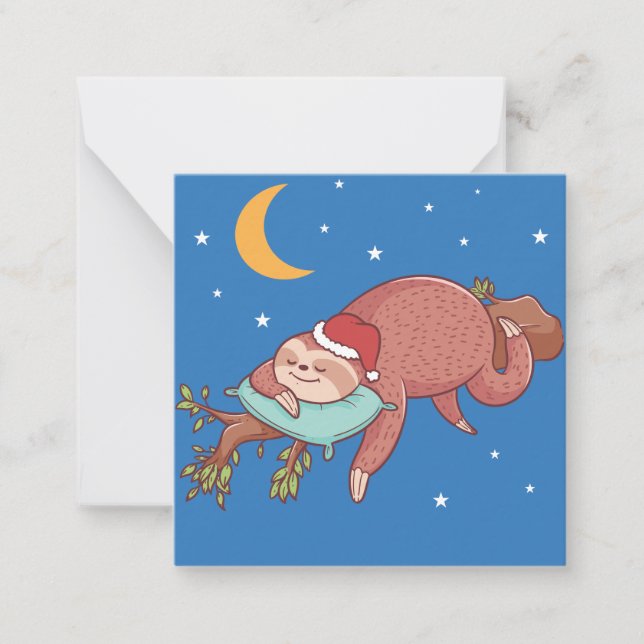 Cute Sloth Card (Front)