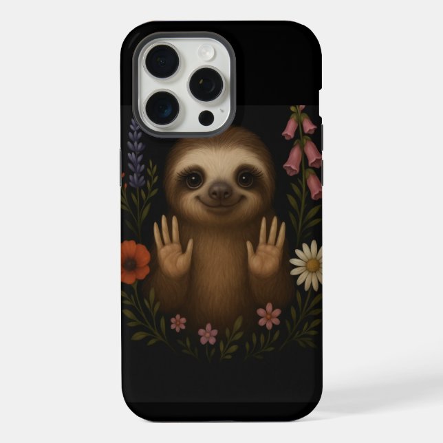 Cute Sloth Cell Phone Case (Back)