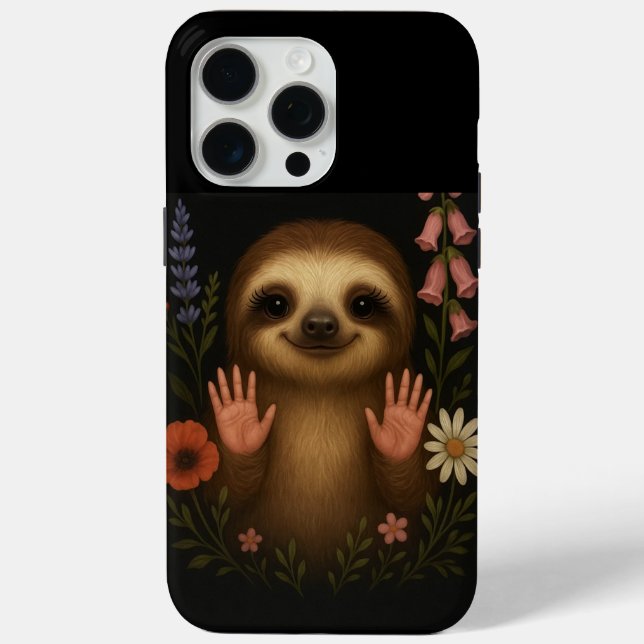 Cute Sloth Cell Phone Case (Back)