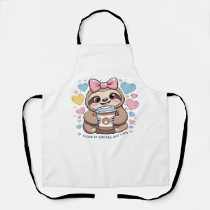 Cute Sloth Coffee Lover Shirt – Funny Fueled by Co Apron