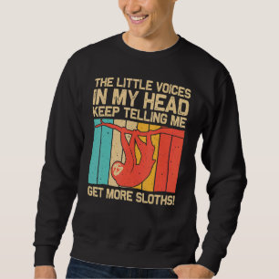 Cute Sloth For Men Women Giant Sloth Sloths Vintag Sweatshirt