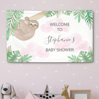 Cute Sloth Girl's Baby Shower