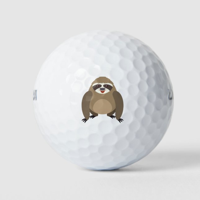 Cute sloth golf balls (Front)