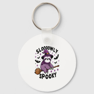 Cute Sloth Happy Halloween (2) Key Ring