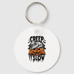 Cute Sloth Happy Halloween Key Ring