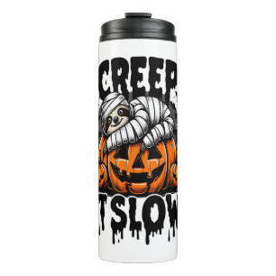 Cute Sloth Happy Halloween Thermal Tumbler