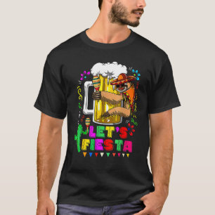 Cute Sloth Holding Beer  Cinco De Mayo Mexico Part T-Shirt