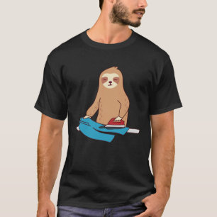 Cute Sloth Ironing Rodent Lazy Tired Pullover Hood