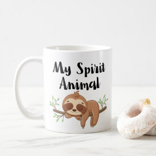 Cute Sloth is My Spirit Animal Coffee Mug