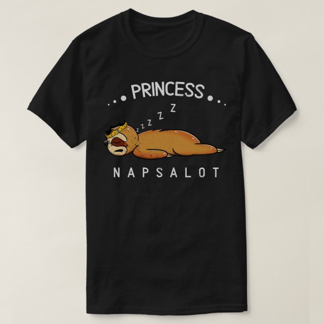 Cute Sloth Lazy Office Worker  T-Shirt (Design Front)