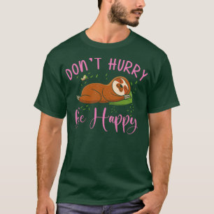 Cute Sloth Lazy Office Worker Working Sloth Statem T-Shirt