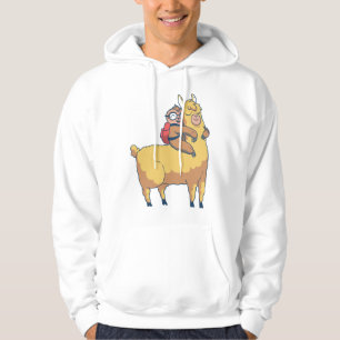 CUTE SLOTH LLAMA HOODIE