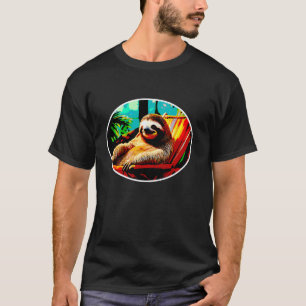 Cute Sloth Lover Vacation Mode Time to Relax Funny T-Shirt