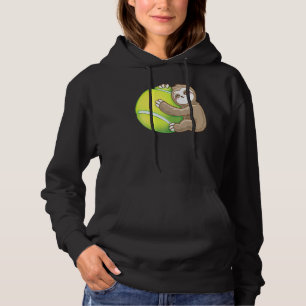 Cute Sloth Loves Tennis Ball Hoodie