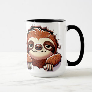 Cute sloth mug