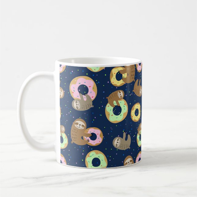 Cute sloth pattern coffee mug (Left)