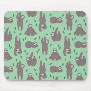 Cute Sloth Pattern Mouse Mat