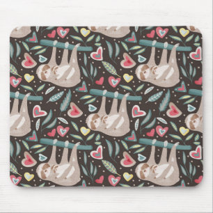 Cute Sloth Pattern Mouse Mat