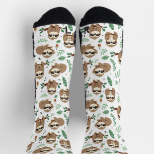 Cute Sloth Pattern Socks