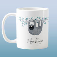 Cute Sloth Personalized