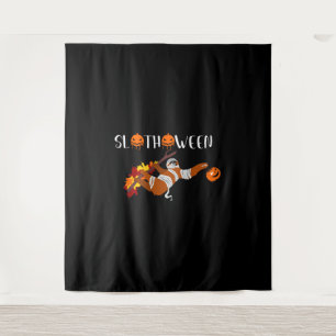 Cute sloth Slothoween Halloween costume Tapestry