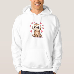 Cute Sloth Surrounded By Hearts Love T-Shirt Hoodie