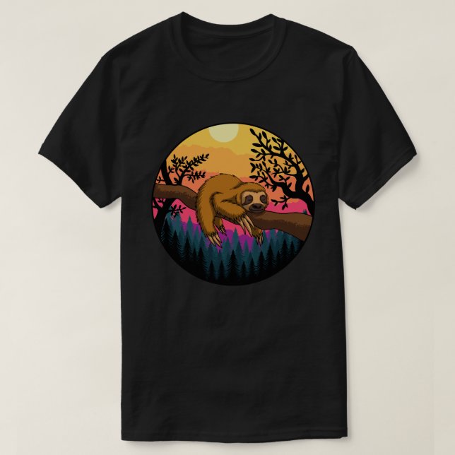 Cute Sloth T-Shirt (Design Front)