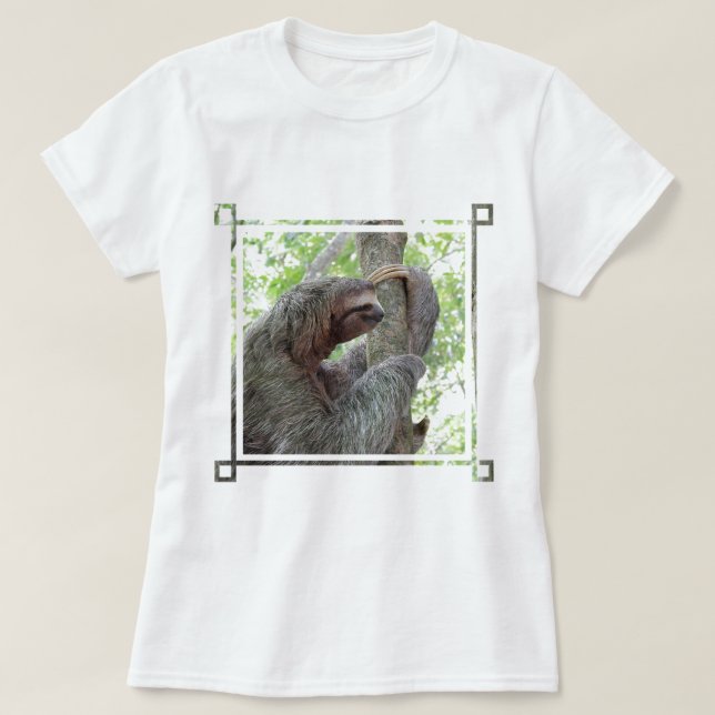 Cute Sloth T-Shirt (Design Front)