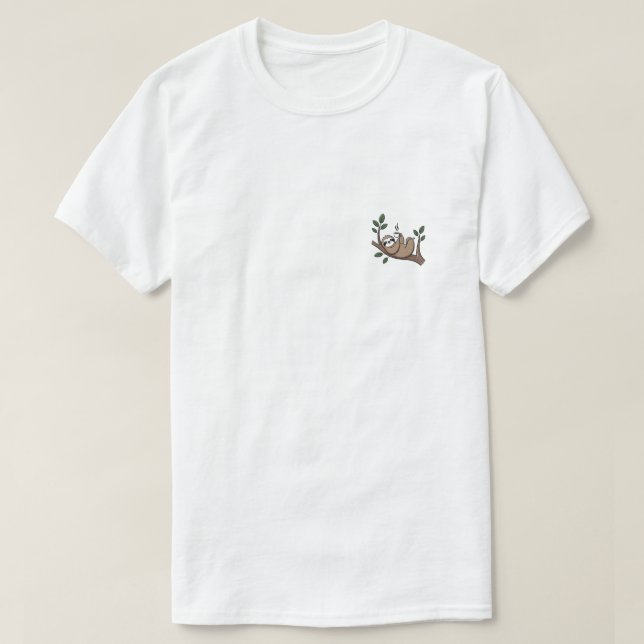 Cute Sloth T-Shirt (Design Front)