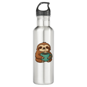 Cute Sloth with Coffee Mug – Cozy Relaxed Animal A