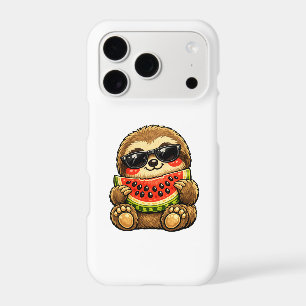 Cute Sloth with Watermelon