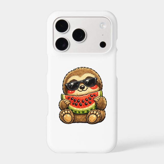 Cute Sloth with Watermelon (Back)