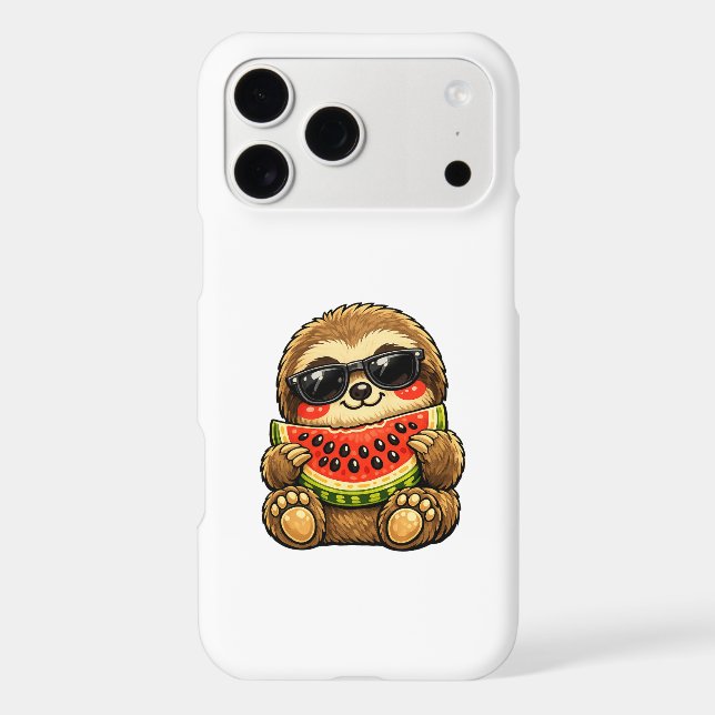 Cute Sloth with Watermelon (Back)