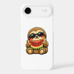 Cute Sloth with Watermelon