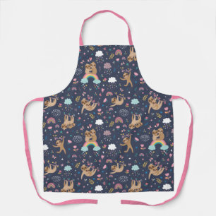 Cute Sloths Apron