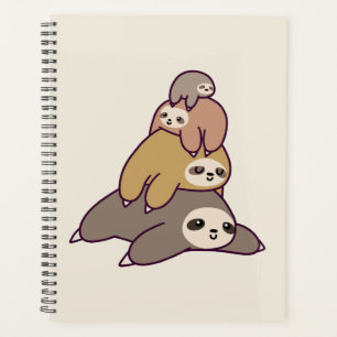 Cute Sloths Background Planner