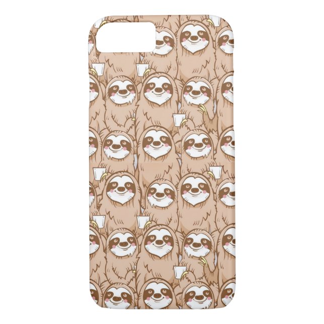 Cute Sloths Case-Mate iPhone Case (Back)