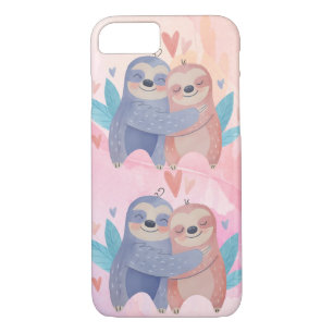 Cute Sloths In Love iPhone 8/7 Case
