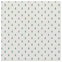 Cute small Christmas trees on white