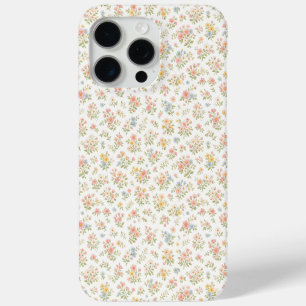 Cute Small Ditsy Floral Seamless Pattern iPhone 15 Pro Max Case