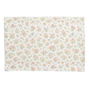 Cute Small Ditsy Floral Seamless Pattern Pillowcase