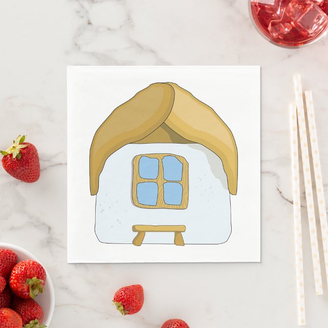 Cute Small House Napkin (Creator Uploaded)