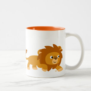 Cute Smart Cartoon Lion Mug