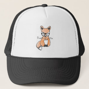 Cute Smart Fox Trucker Hat