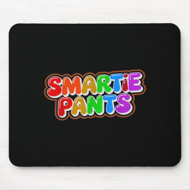 Cute Smartie Pants Squad Smarty Educational Mouse Mat (Front)