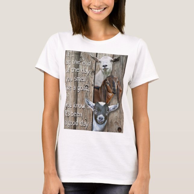 Cute Smell Like a Goat T-Shirt (Front)