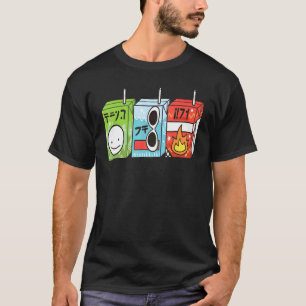 Cute Smile Dream Gaming Team Juice Milk Boxes Game T-Shirt
