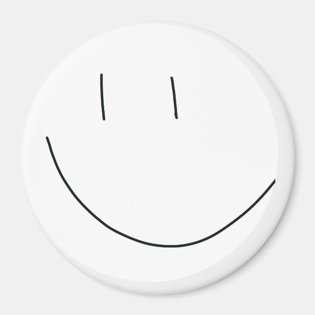 Cute Smile Face Magnet (Front)