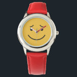 Cute Smile watches<br><div class="desc">Original image by freepik.com (used with license),  modified by me. See my store for more items with emoticons.</div>