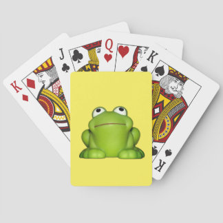 Cute Smiley Frog Playing Cards